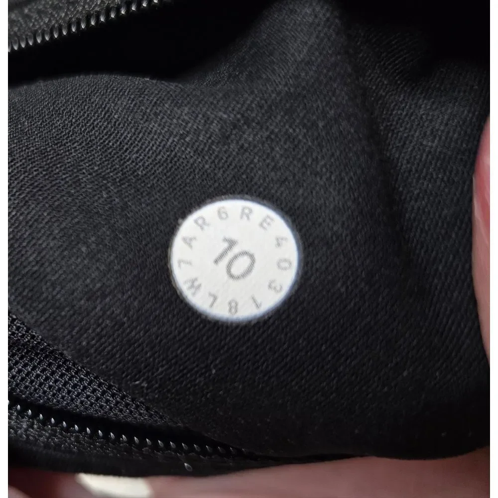 LULULEMON screen camo‎ multi black speed up running micro shorts 10
